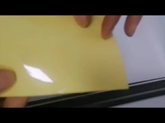 etiqueta adhesiva de sello con tanperante para caja o bolsa de sello