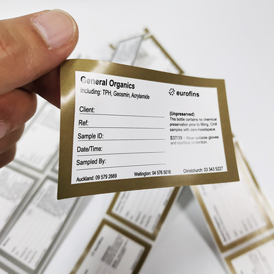 Papel desprendible permanente de empaquetado de la etiqueta engomada del papel auto-adhesivo brillante CMYK