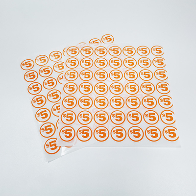 Vinilo Matte Synthetic Promotional Labels Stickers brillante de papel imprimible de CMYK Digitaces
