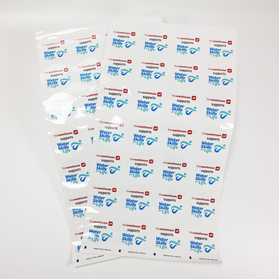 Etiquetas autoadhesivas rectangulares del precio de la etiqueta de las etiquetas al por menor de encargo permanentes CMYK BOPP