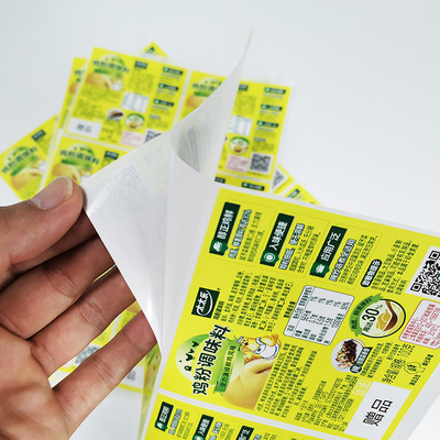Etiquetas de la impresión de Avery Dennison Food Adhesive Labels Pantone CMYK Digitaces