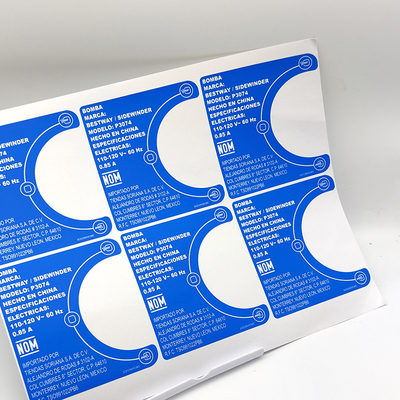 Etiquetas autoadhesivas autas-adhesivo de papel del lavadero de la etiqueta engomada desprendible del vinilo del hogar BOPP