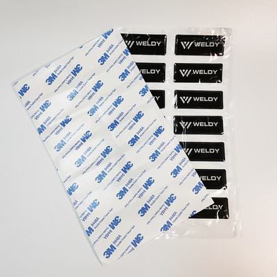Etiquetas engomadas brillantes Crystal Clear Epoxy Dome Stickers del epóxido de la laminación 3D