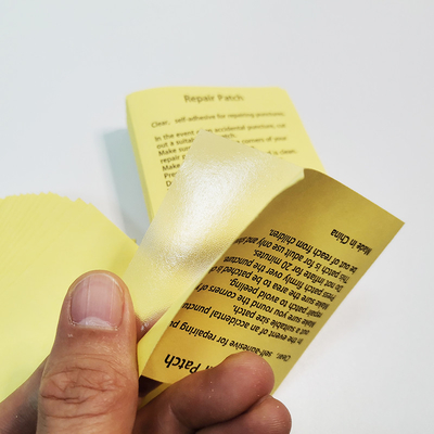 La reparación inflable de CMYK remienda remiendos del trazador de líneas de la piscina del vinilo del colchón de aire del PVC