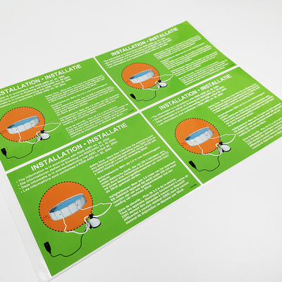 Etiquetas del producto de limpieza del PVC CMYK de las etiquetas del esencial de los CDR hogar
