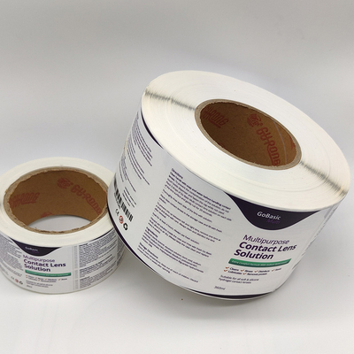 Papel laminado de papel impreso de la etiqueta engomada de la etiqueta engomada adhesiva BOPP de la botella del paquete 30ml