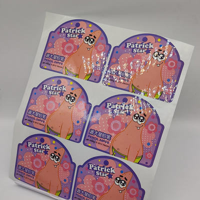 Flexo que imprime la etiqueta engomada imprimible del vinilo de las etiquetas adhesivas TPU de la prenda impermeable permanente del sintético