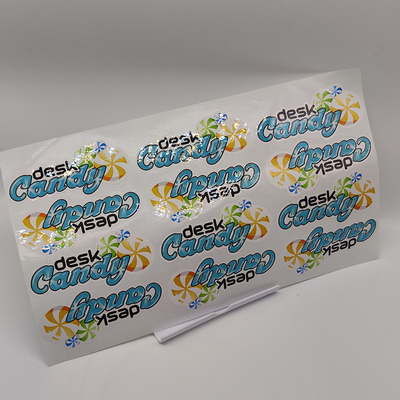 Flexo que imprime la etiqueta engomada imprimible del vinilo de las etiquetas adhesivas TPU de la prenda impermeable permanente del sintético