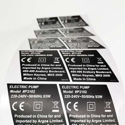 Papel brillante impermeable termal de la etiqueta engomada