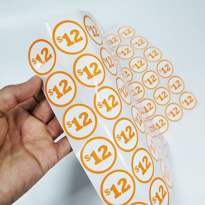 Vinilo Matte Synthetic Promotional Labels Stickers brillante de papel imprimible de CMYK Digitaces