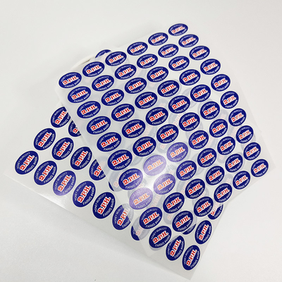 Etiquetas de estante brillantes de colmado de Matte Custom Printed Food Labels CMYK BOPP