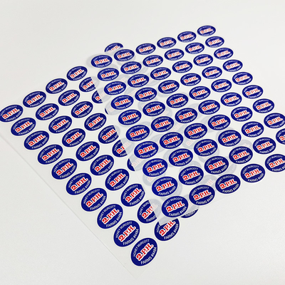 Etiquetas de estante brillantes de colmado de Matte Custom Printed Food Labels CMYK BOPP