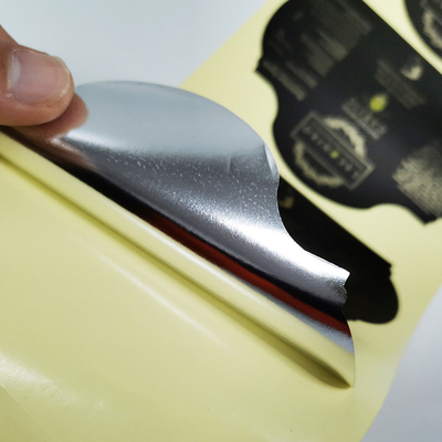 Etiqueta engomada imprimible impermeable del vinilo de Matt Lamination Sticky Food Labels Olive Oil BOPP
