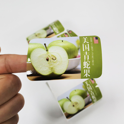 El envase de comida de encargo de CMYK etiqueta las etiquetas engomadas de BOPP Pantone para las cajas de la comida