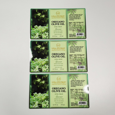 Etiquetas adhesivas CMYK laminado brillante de la comida de BOPP que imprimen la etiqueta engomada del sello de la caja