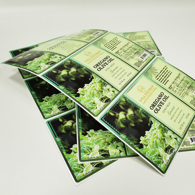 Etiquetas adhesivas CMYK laminado brillante de la comida de BOPP que imprimen la etiqueta engomada del sello de la caja