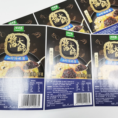 Semi etiquetas autas-adhesivo imprimibles de Matte Food Pack Label CMYK BOPP