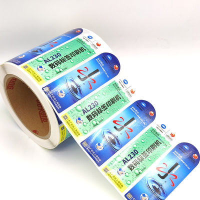 BOPP Juice Bottle Adhesive Sticker Label que barnizaba beso cortó las hojas de la etiqueta engomada
