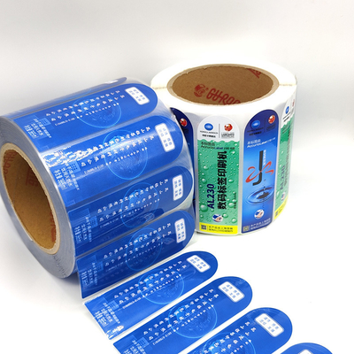 BOPP Juice Bottle Adhesive Sticker Label que barnizaba beso cortó las hojas de la etiqueta engomada