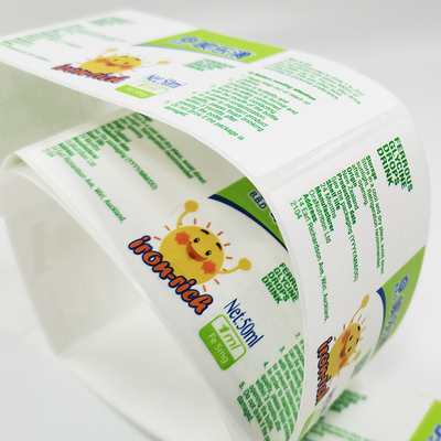 El holograma de Pharma del corte del beso etiqueta 30ml adhesivo Vial Labels de encargo