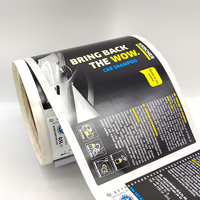 Papel imprimible de la etiqueta engomada de la película oval adhesiva de las etiquetas autoadhesivas BOPP de la capa doble