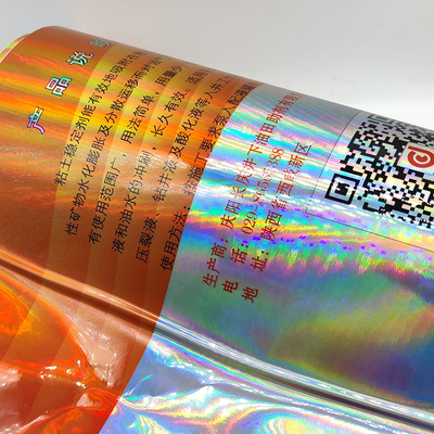 Laser Vial Hologram Waterproof Sticker Labels de las etiquetas de la seguridad de los productos químicos de CMYK
