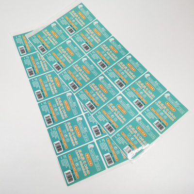 Etiquetas engomadas desprendibles brillantes del detergente para ropa de Matte Sticker Paper Waterproof Synthetic