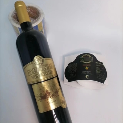 Cmyk Películas de vinilo Etiquetas de botellas de bebidas para bebidas Vino