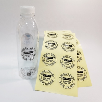 Etiquetas adhesivas personalizadas con acabado mate / brillante / laminado / grabado / estampado en papel