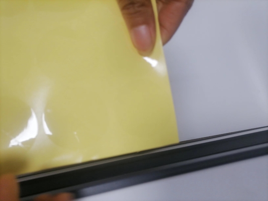 Etiquetas adhesivas transparentes personalizadas para caja de sello o bolsa de sello