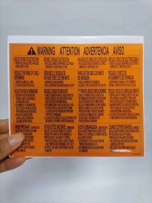 Adhesivos metálicos impermeables personalizados para etiquetas de embalaje Poliéster de plata