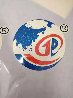 Easy Peel Holográfico sello adhesivos UV Resistente a la impresión duradero impermeable etiqueta láser para el logotipo