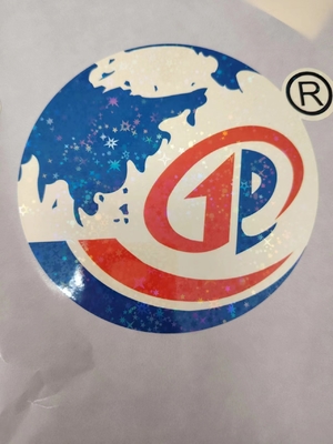 Easy Peel Holográfico sello adhesivos UV Resistente a la impresión duradero impermeable etiqueta láser para el logotipo