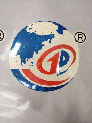 Easy Peel Holográfico sello adhesivos UV Resistente a la impresión duradero impermeable etiqueta láser para el logotipo