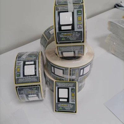 Adhesivo adhesivo de vinilo impermeable para equipos de electrónica de consumo Imprimible y grabable en área en blanco