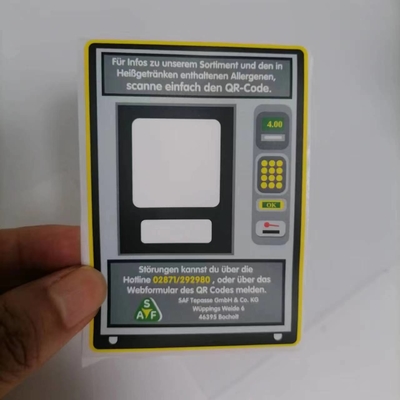 Adhesivo adhesivo de vinilo impermeable para equipos de electrónica de consumo Imprimible y grabable en área en blanco