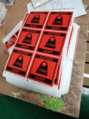 Etiquetas de identificación de productos de impresión digital CMYK para la identificación del producto