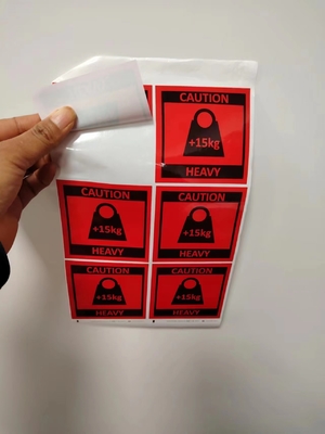 Etiquetas de identificación de productos de impresión digital CMYK para la identificación del producto