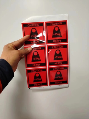 Etiquetas de identificación de productos de impresión digital CMYK para la identificación del producto