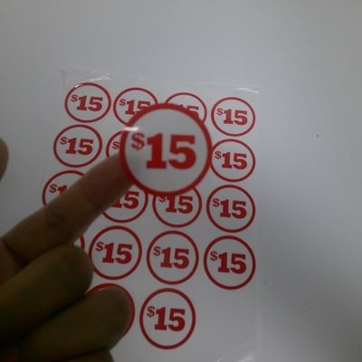 Etiquetas de precios impermeables para cualquier necesidad de suelo,supermercado