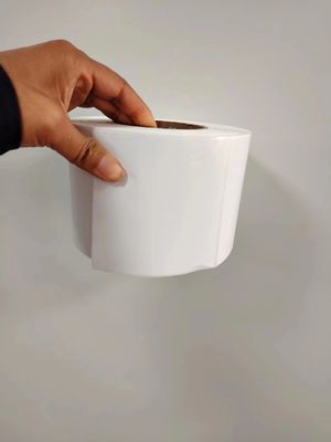 Papel térmico Embalaje Etiquetas pegatinas Rectangular Papel impermeable mate Vinilo